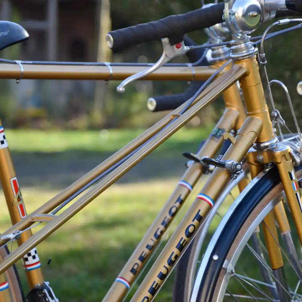 Vélo de course Vintage Peugeot doré - Taille M