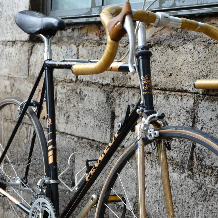 Vélo de course Vintage Peugeot noir - Taille M/L
