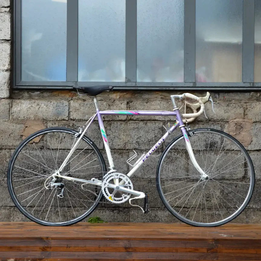 Vélo de course vintage Peugeot violet - Taille M